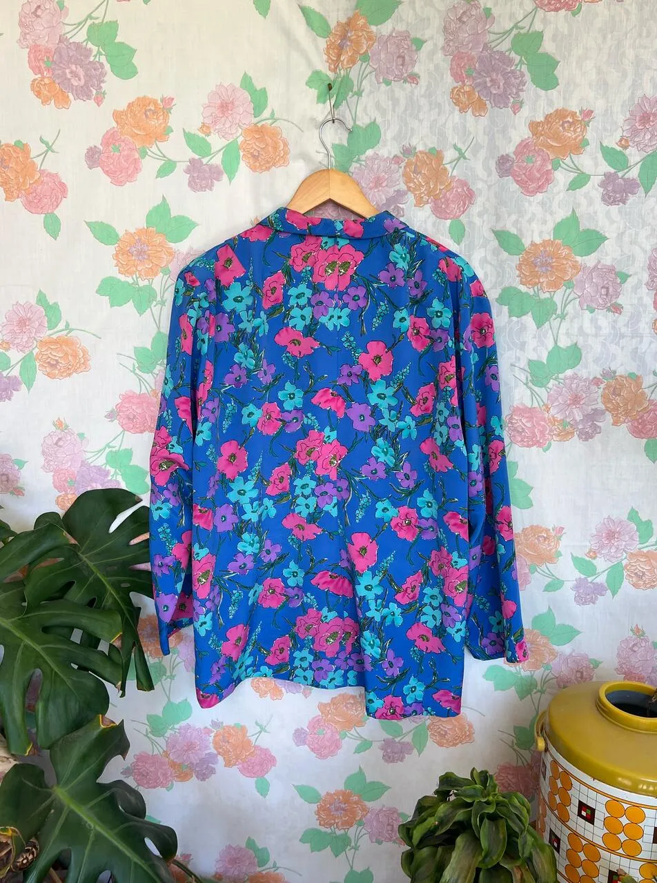 90's Flower Unique Blazer