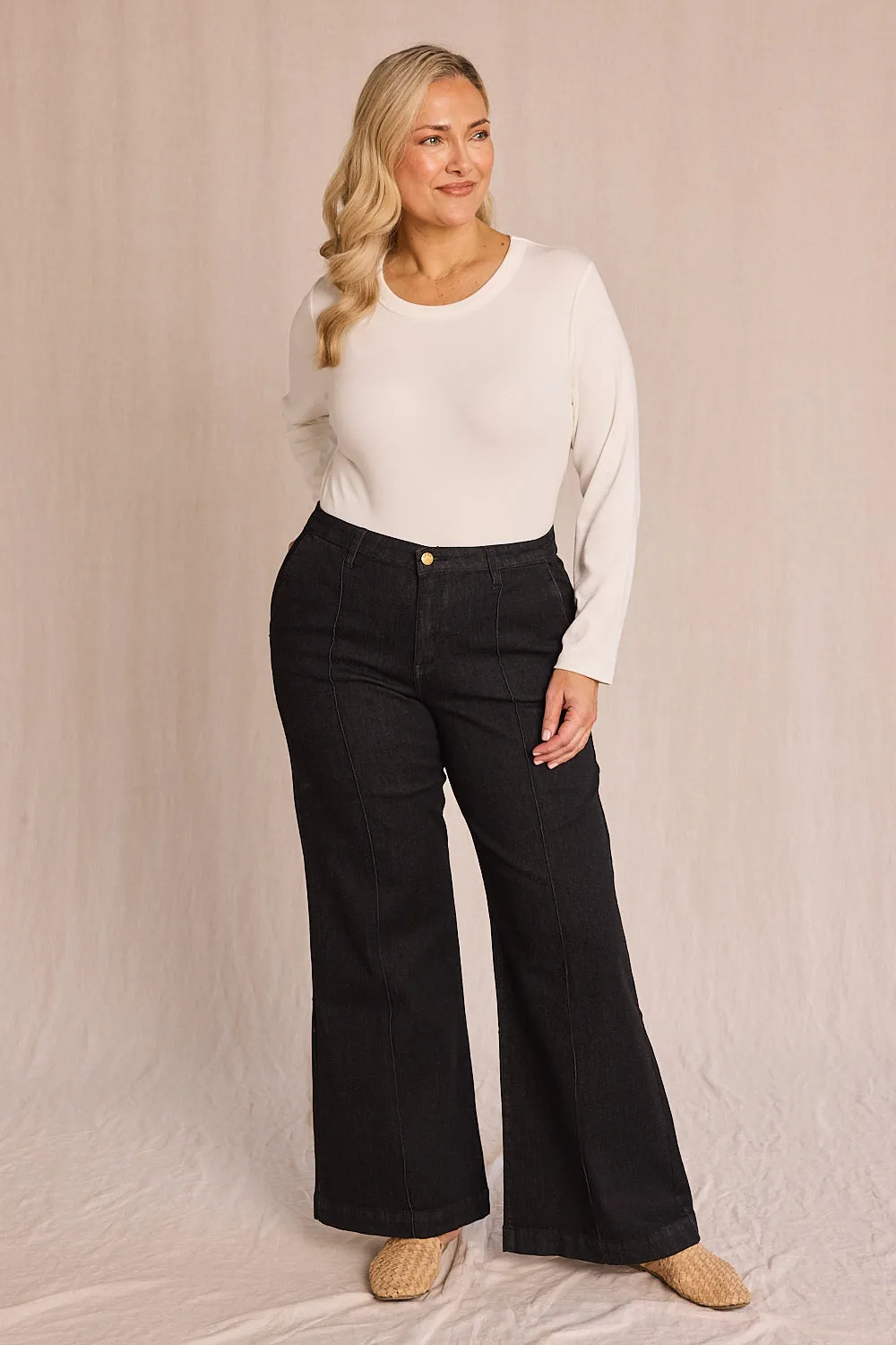 ADRIFT WIDE LEG JEANS