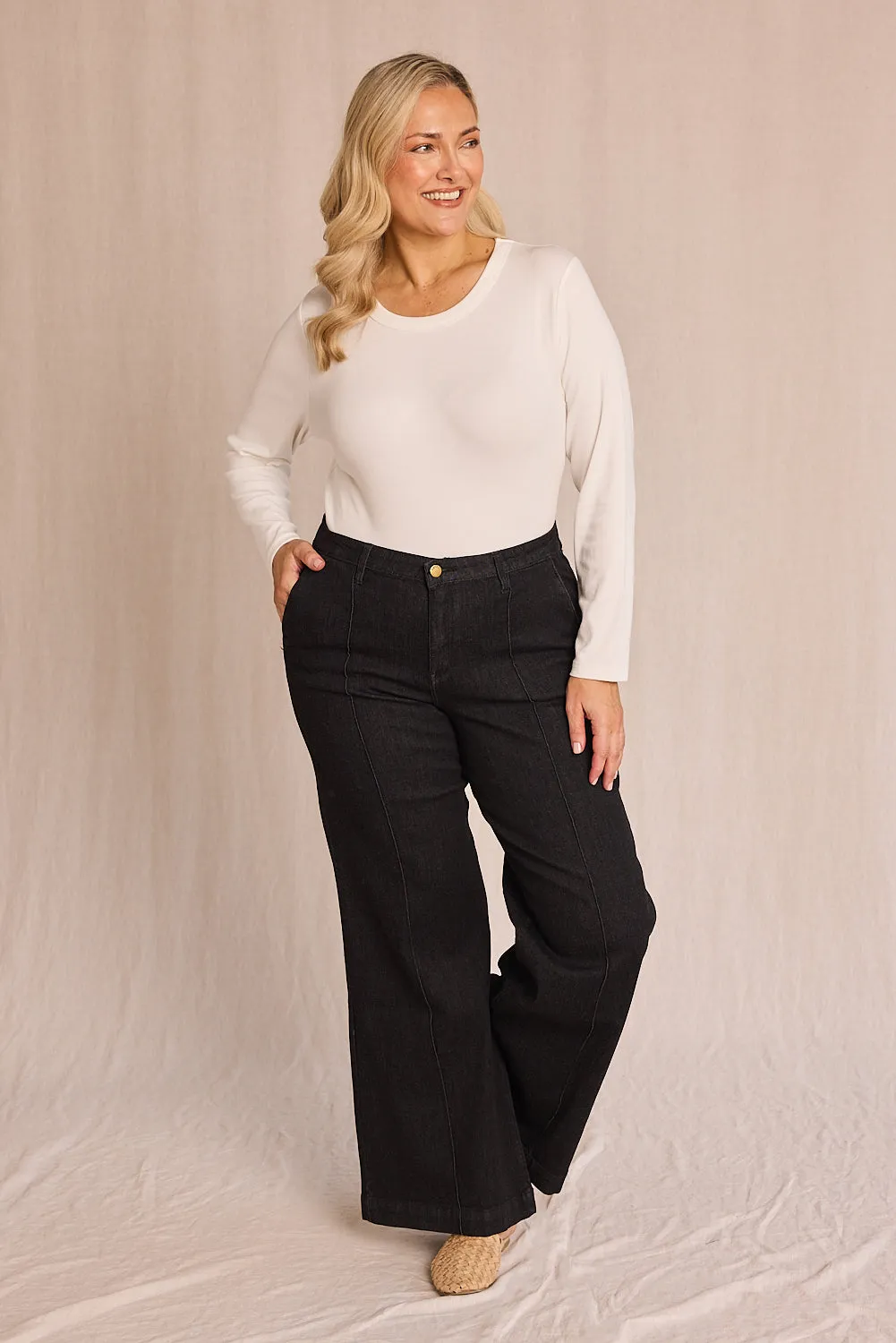 ADRIFT WIDE LEG JEANS