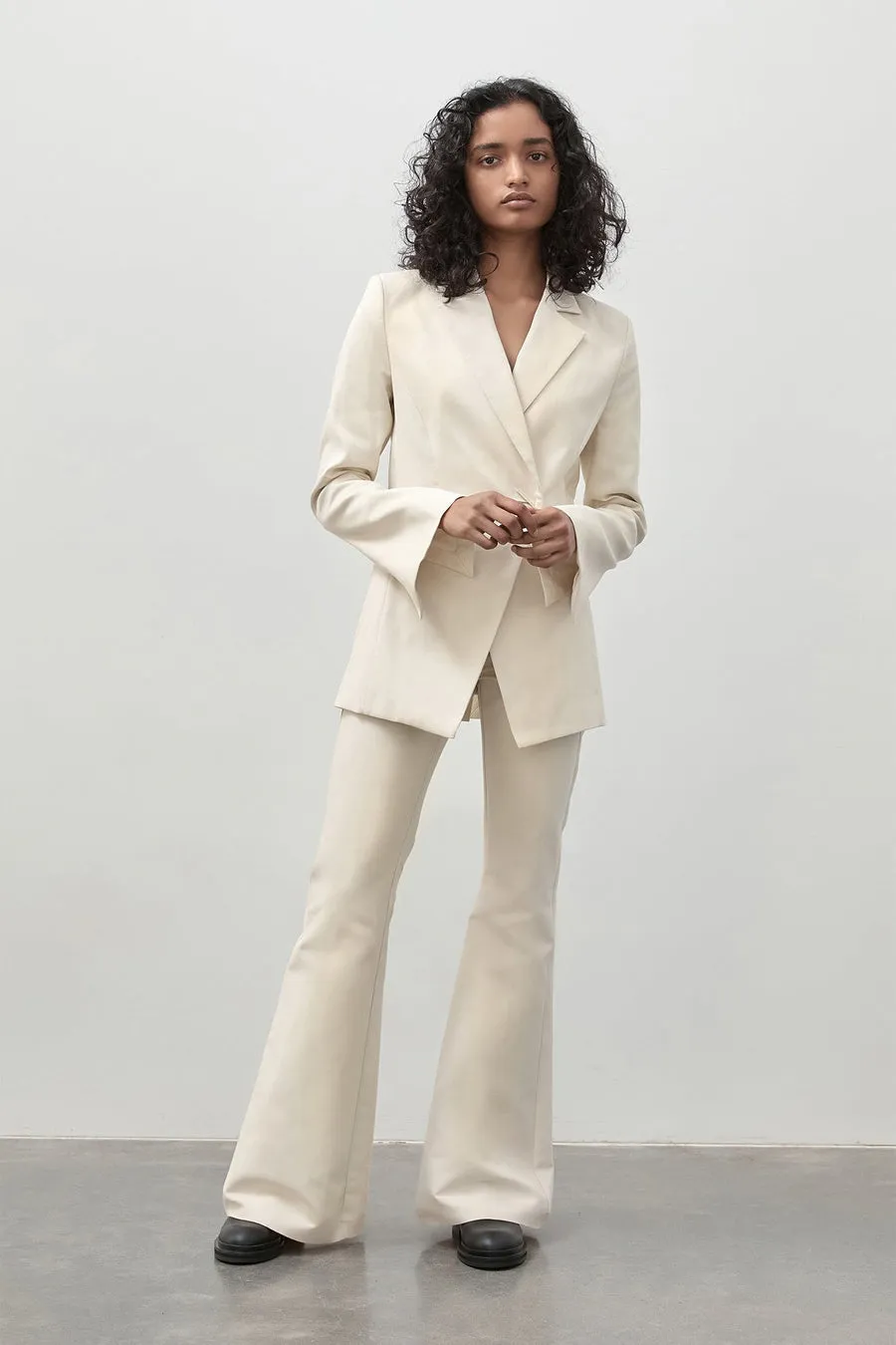 Asymmetrical Pearl Blazer