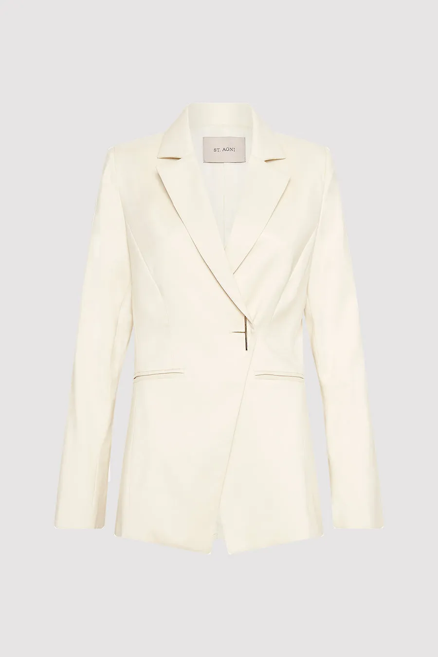 Asymmetrical Pearl Blazer