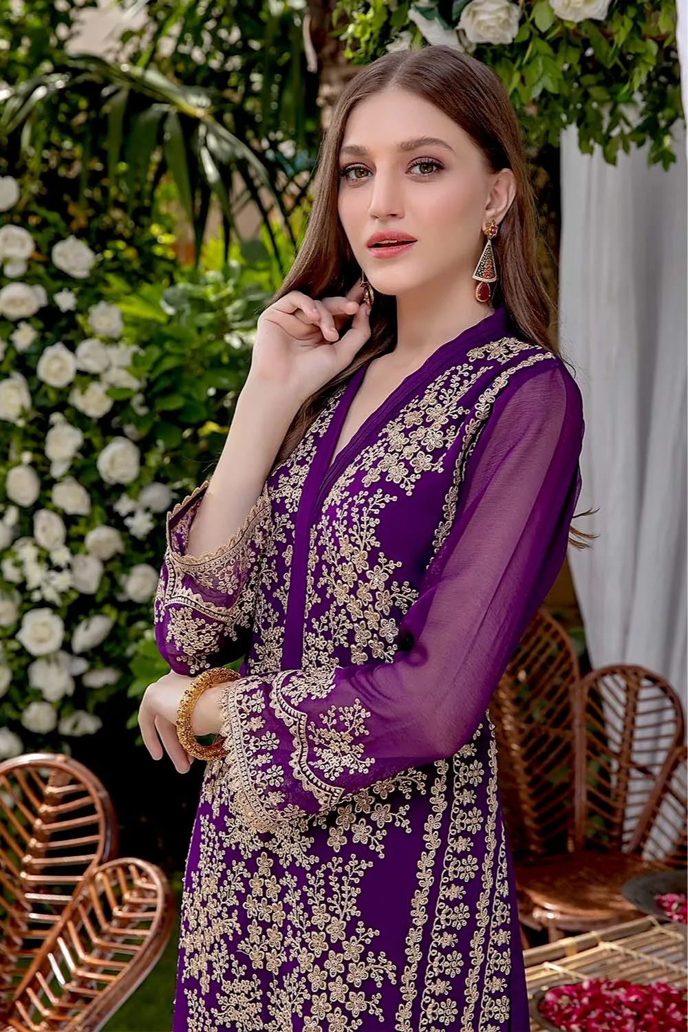 Azure Luxury Formal Shirts – Purple Passion