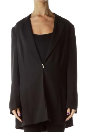 Black Long Blazer