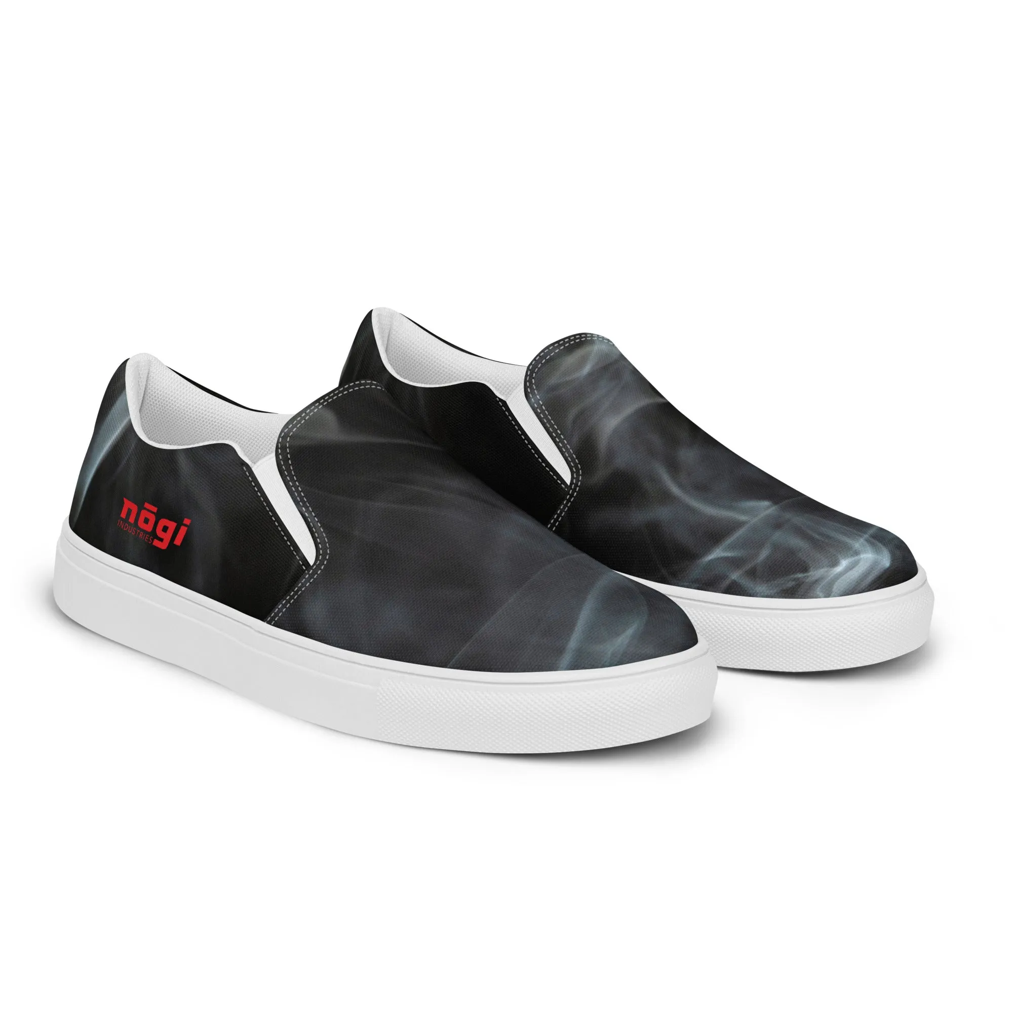 Black Smoke Men’s Slip-on Canvas Shoes