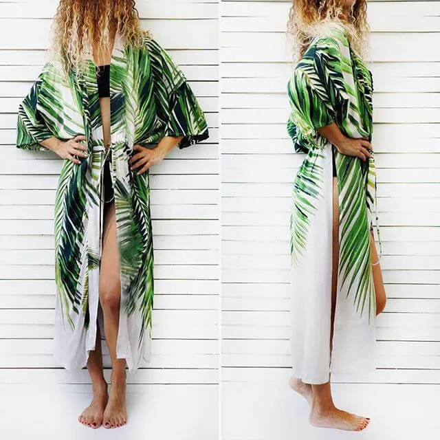 Bohemian Print Loose Beach Dress