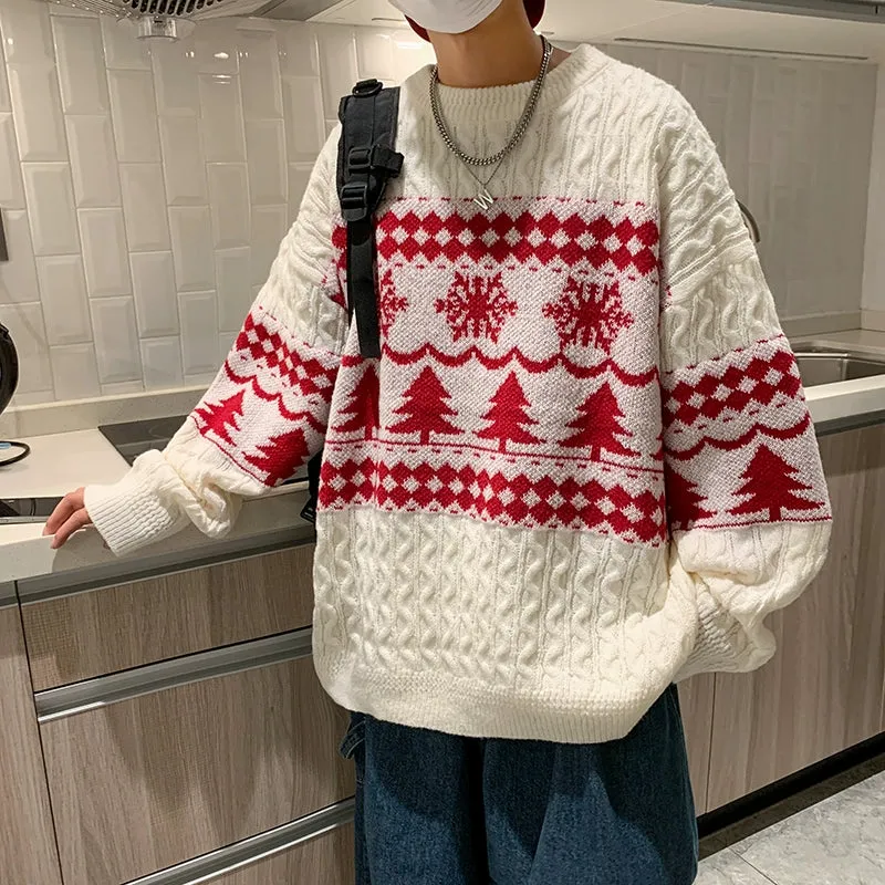 Casual All-Match round Neck Christmas Sweater