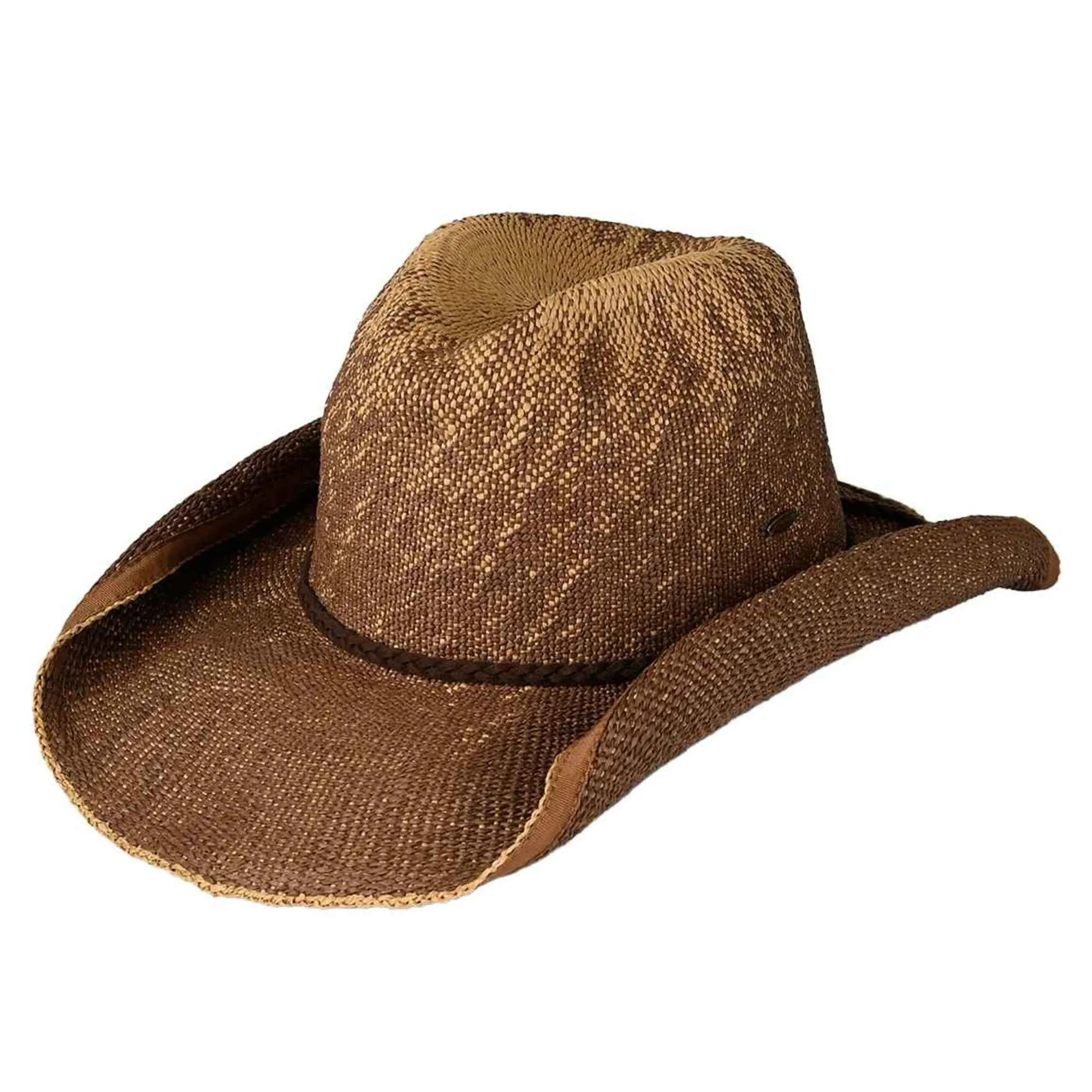 CBH0034 Ombre Rolled Edge Cowboy Hat