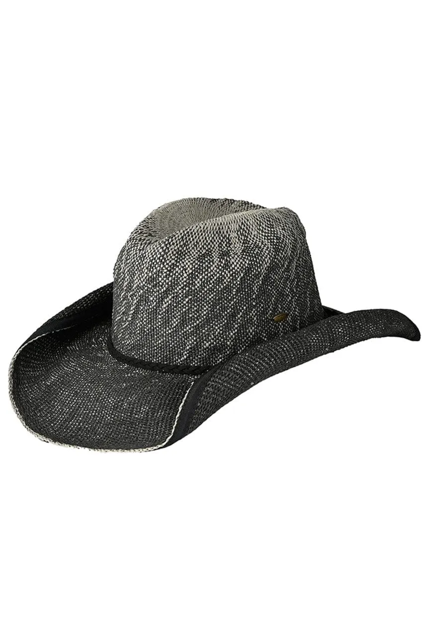 CBH0034 Ombre Rolled Edge Cowboy Hat