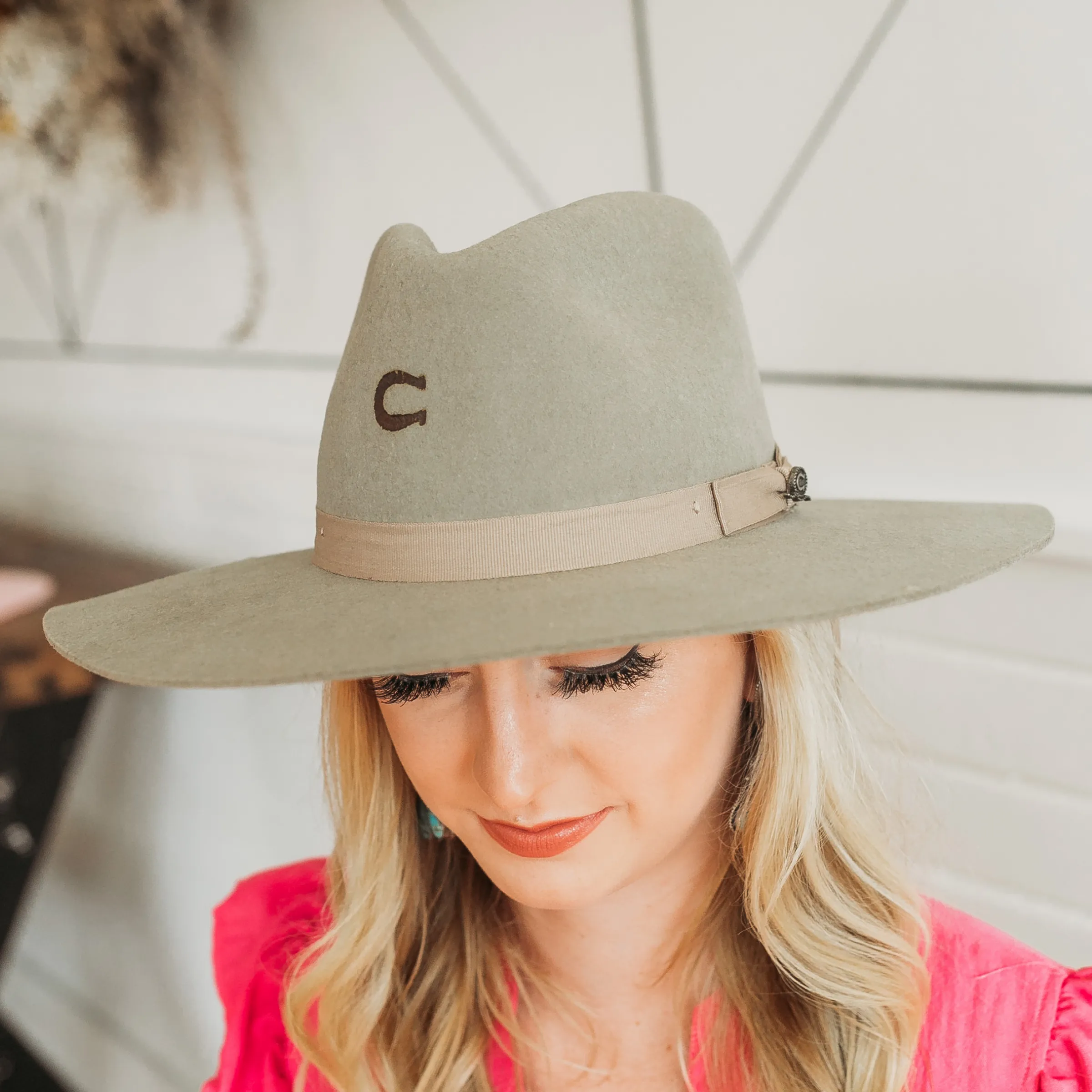 Charlie 1 Horse | Highway Wool Felt Hat in Mushroom