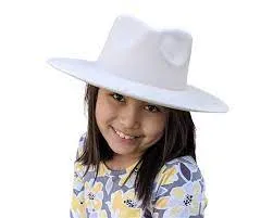 Children's vegan felt rancher hat