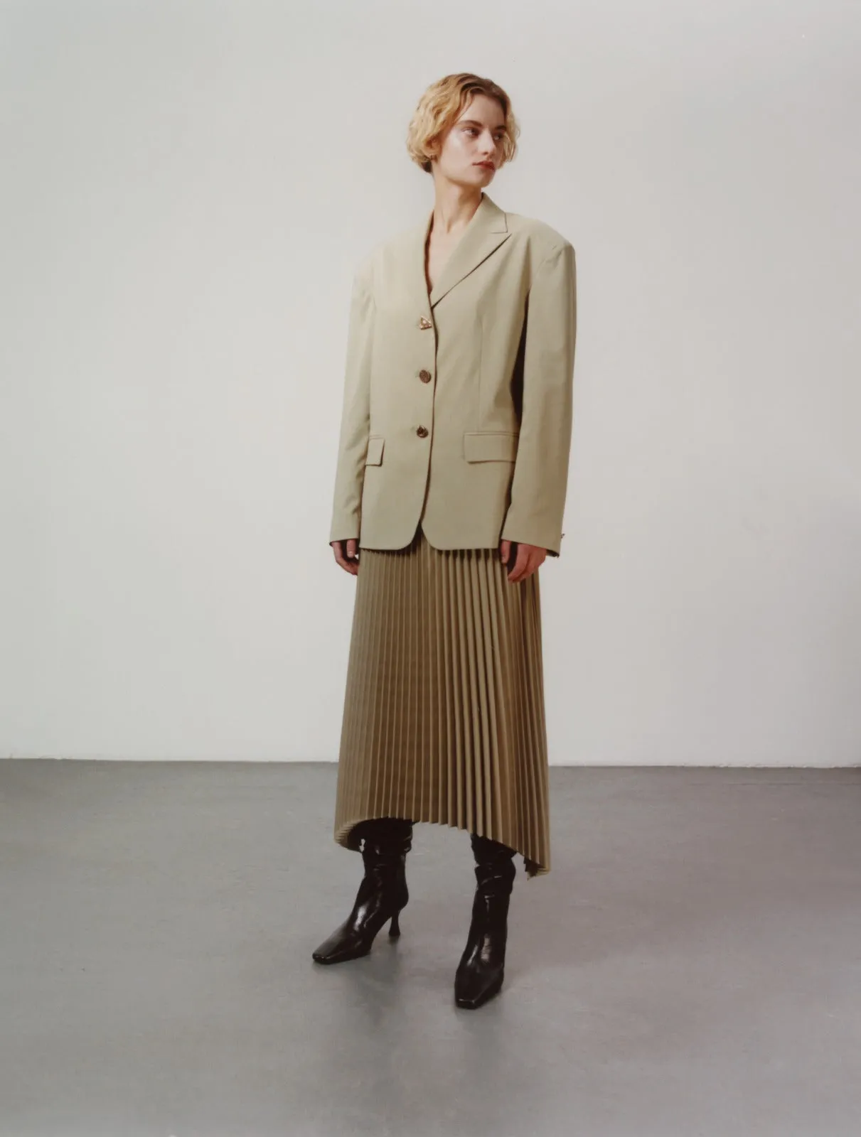 Dilan Skirt Tailored Suiting Sage