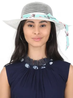 FabSeasons White Floppy Beach Sun Hat