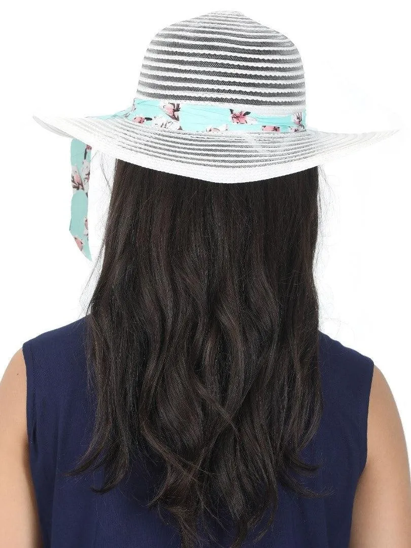 FabSeasons White Floppy Beach Sun Hat