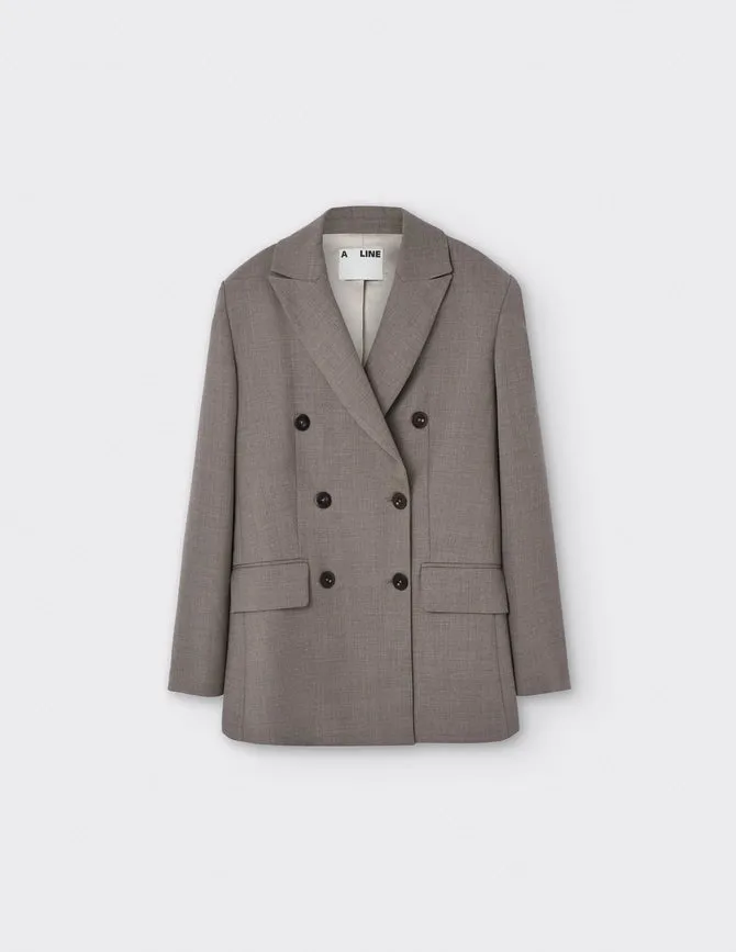 Fitted Blazer Brown