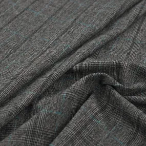 Grey Check Suiting Flannel 4817