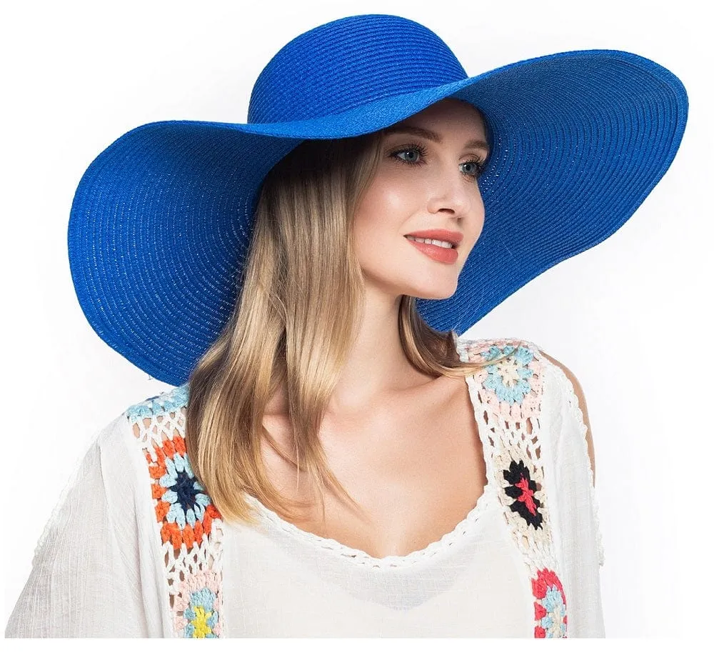 H3045 Monogrammable Straw Floppy Hat