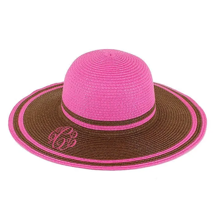 HT6041 Jessica Monogrammable Floppy Hat