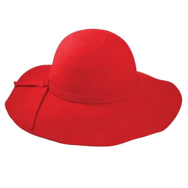 Jeanne Simmons - 4.5" Wool Felt Floppy Hat