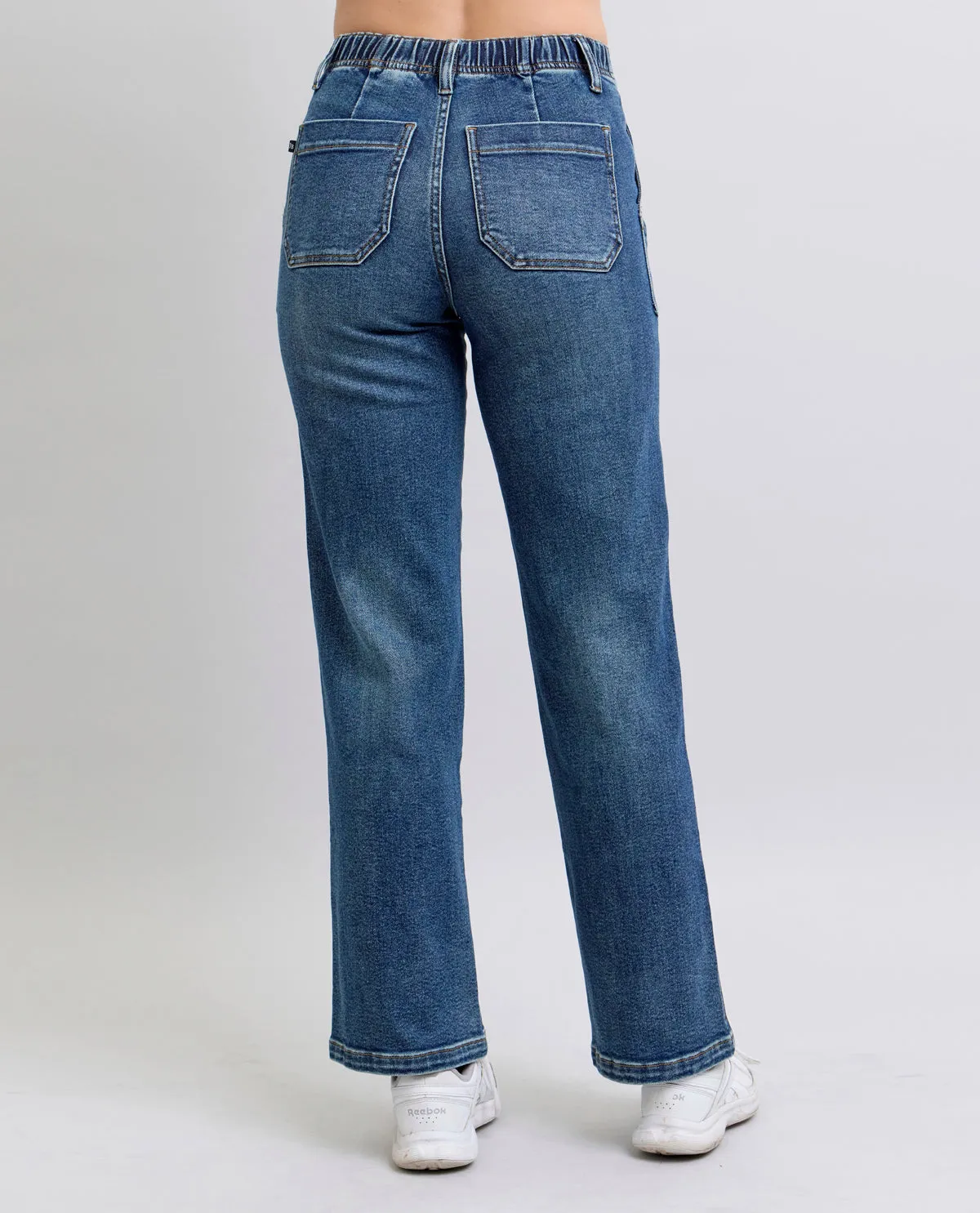 Judy Blue High Waist Drawstring Wide Leg Jean