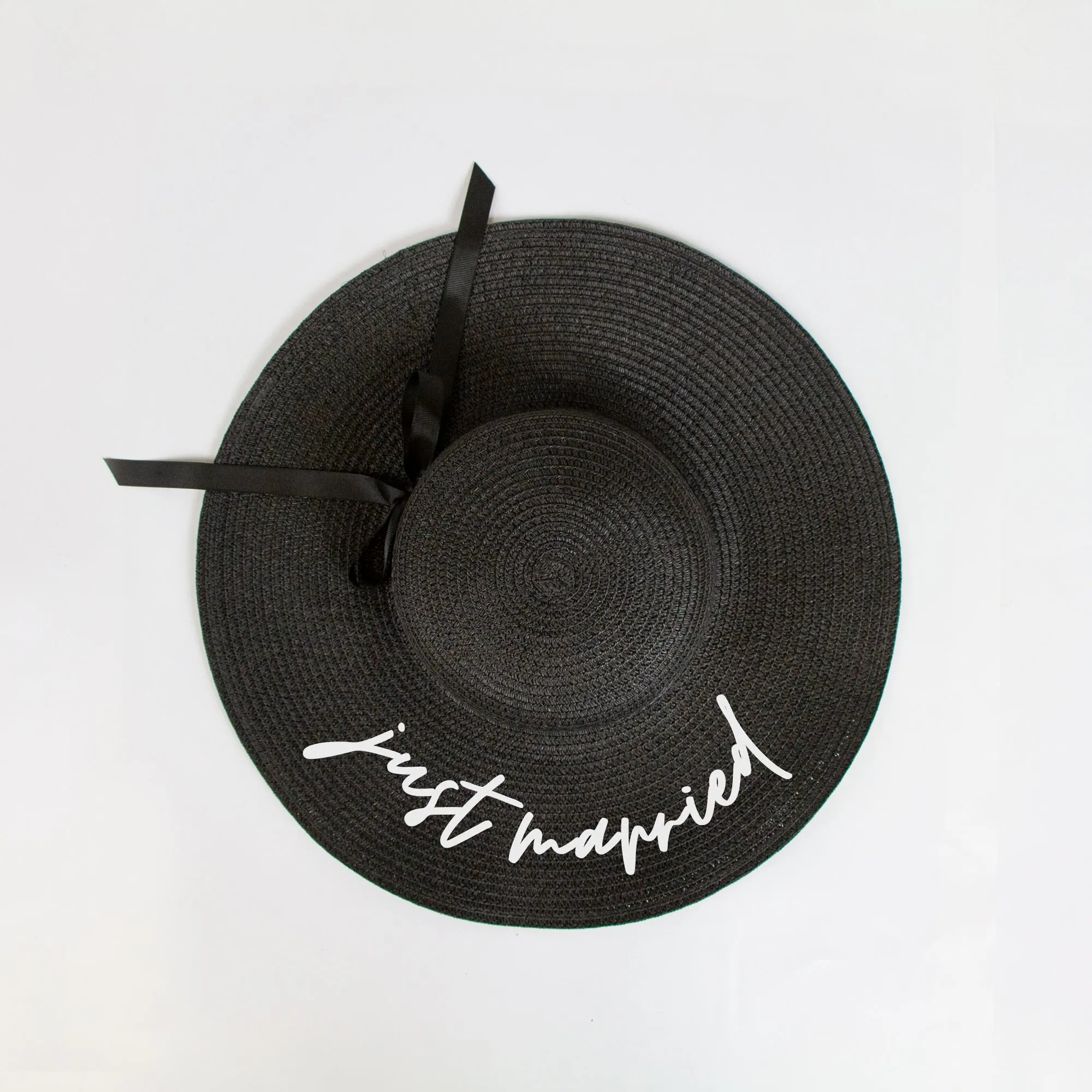 Just Married Floppy Hat