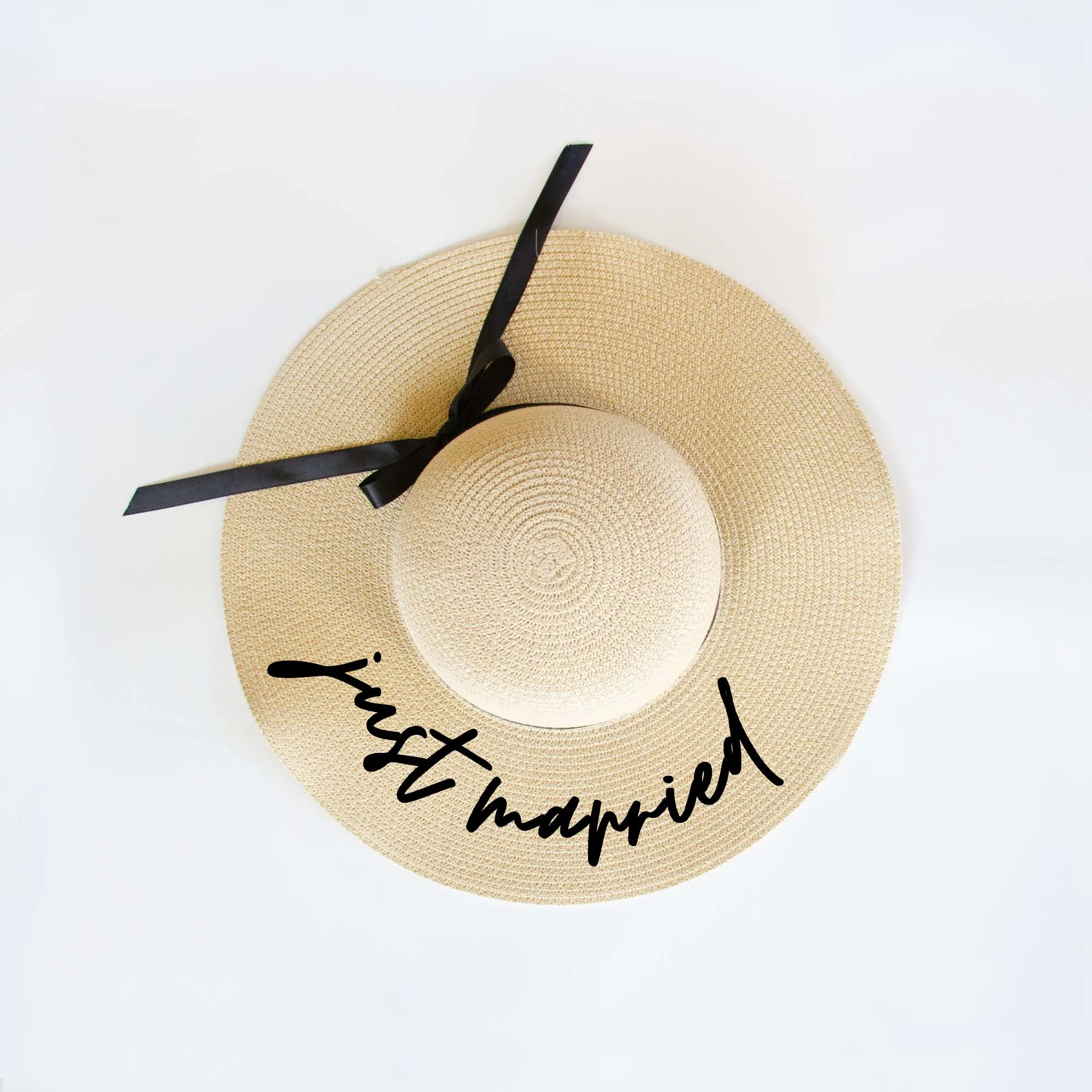 Just Married Floppy Hat