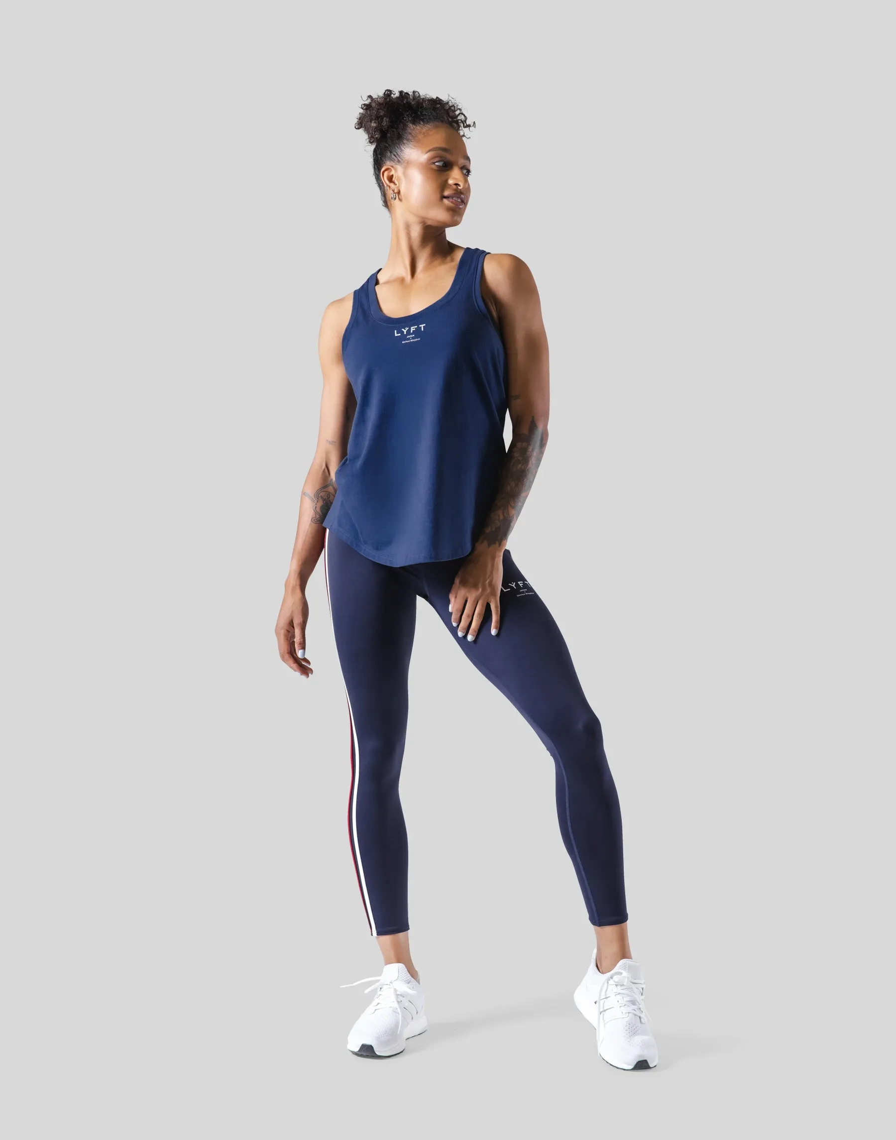 LÝFT Loose Fit Tanktop - Navy