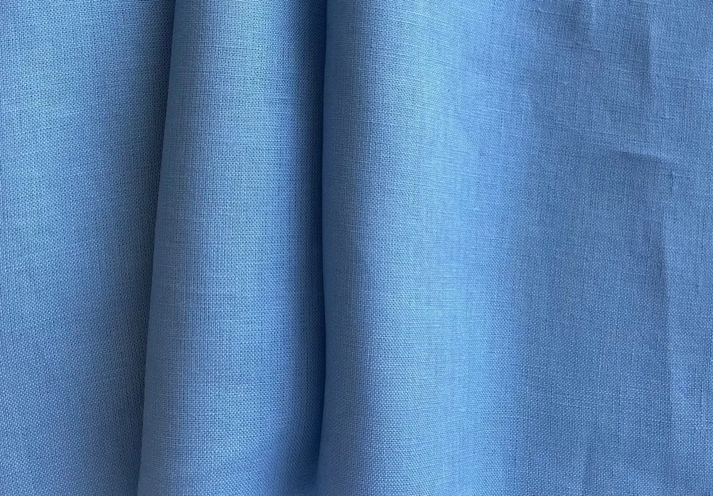 Lighter-Weight Wedgwood Blue Linen  (Made in Poland)