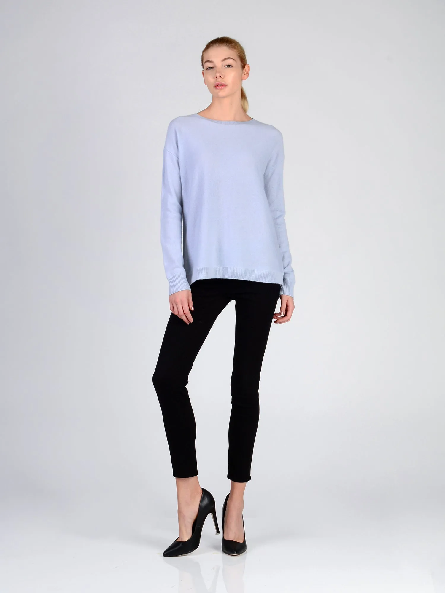 Loose Fit Sweater_Baby Blue