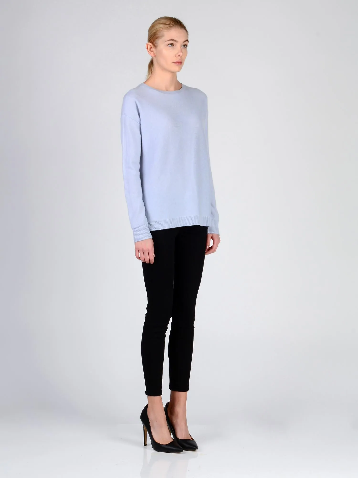 Loose Fit Sweater_Baby Blue