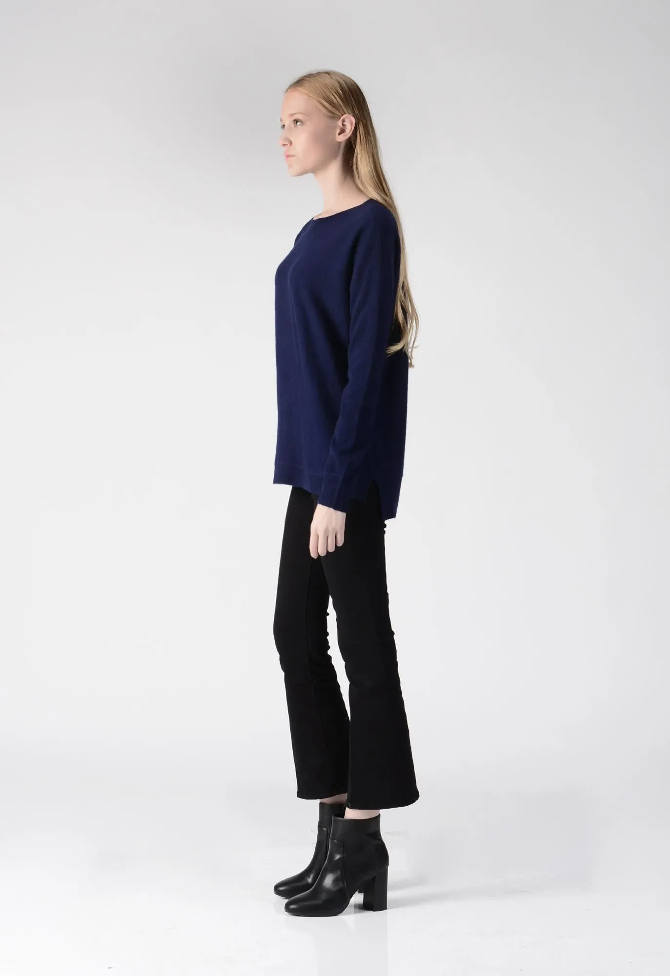 Loose Fit Sweater_Navy