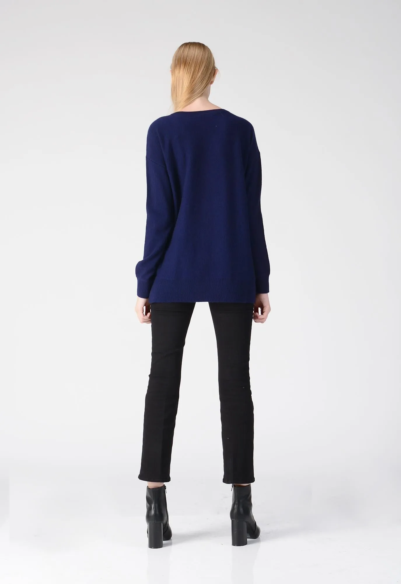 Loose Fit Sweater_Navy