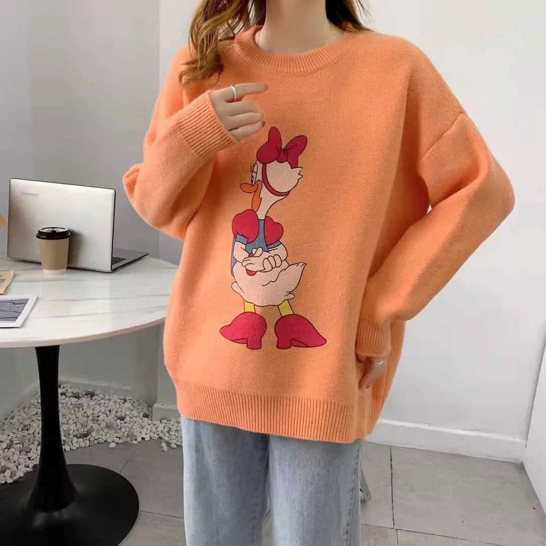 Quirky Loose-Fit Pullover