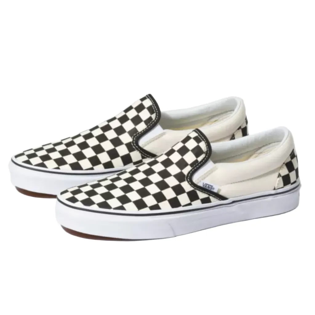 Slip-On Blk/Wht Checkered