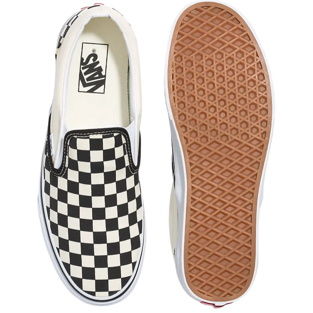 Slip-On Blk/Wht Checkered