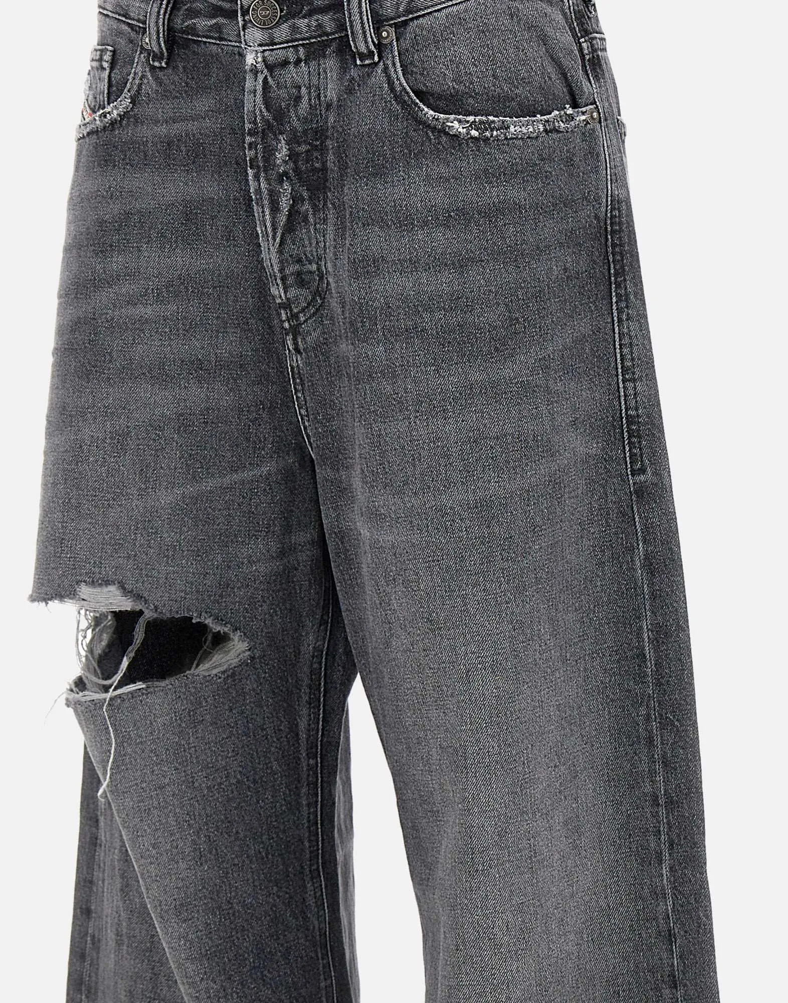 Straight Wide Leg Jeans