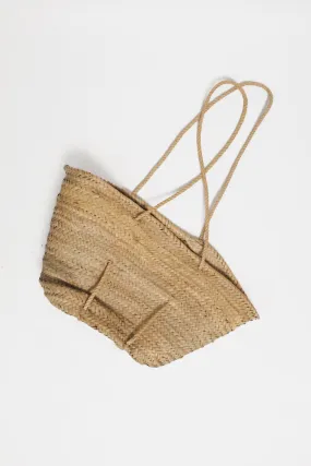 STRAW VINTAGE SHOPPER