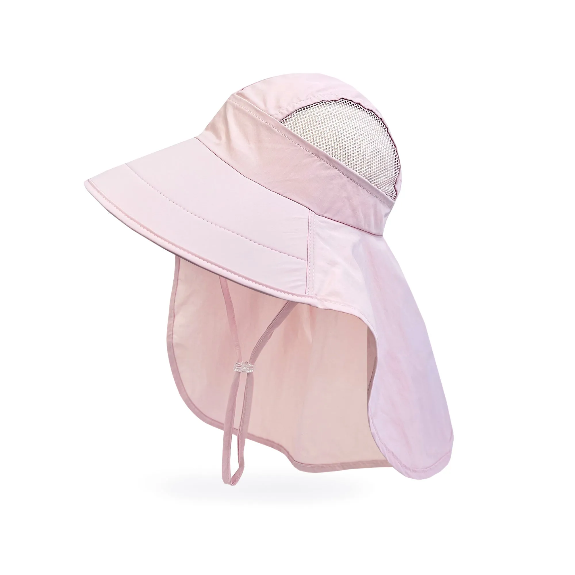 Toddler Sun Hat UPF 50  Wide Brim Kids Baby Beach Gardening Cap | Pink