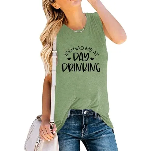 Women Drinking Shirt You Had Me at Day Drinking Tank