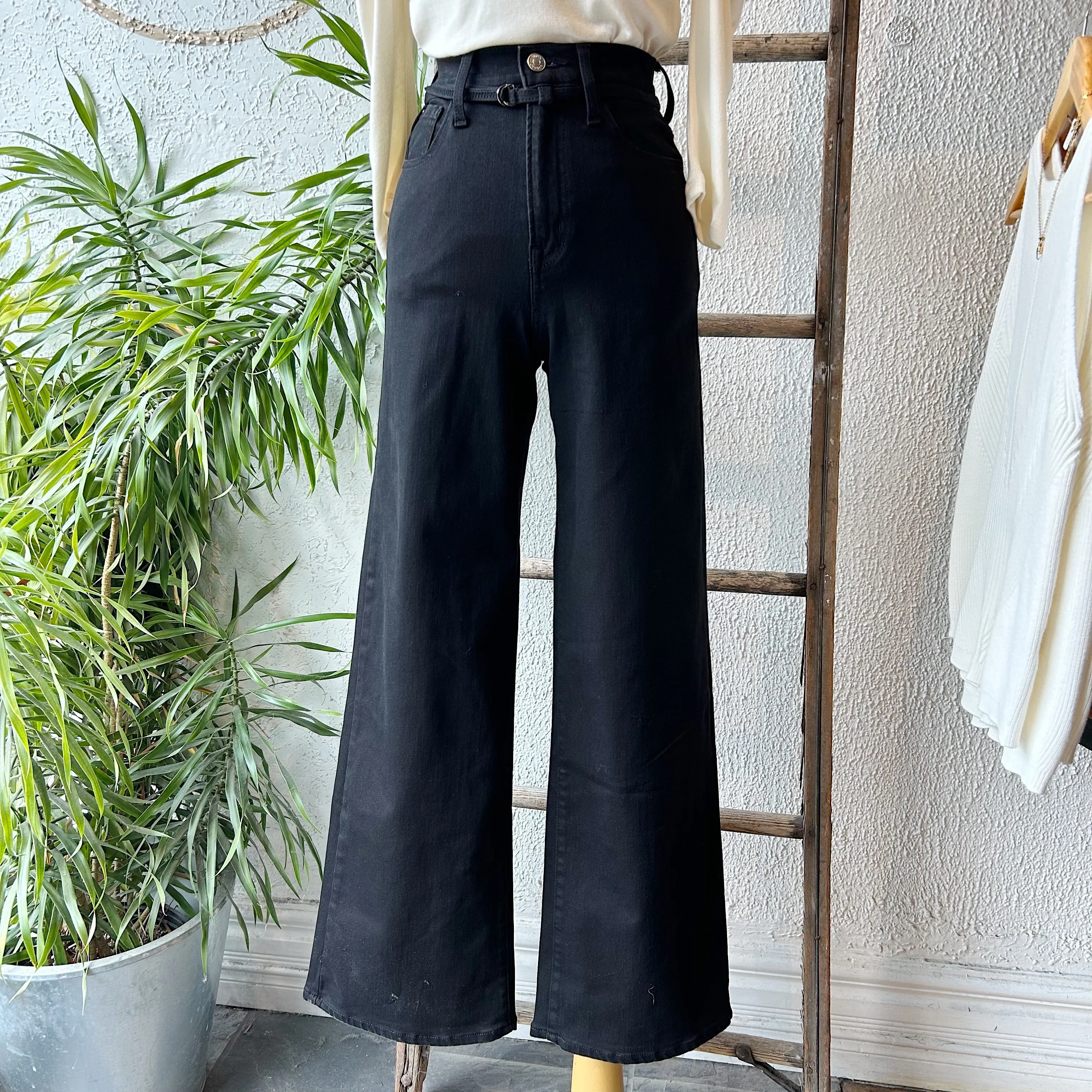 Yoga Jeans // Lily High Rise Wide Black