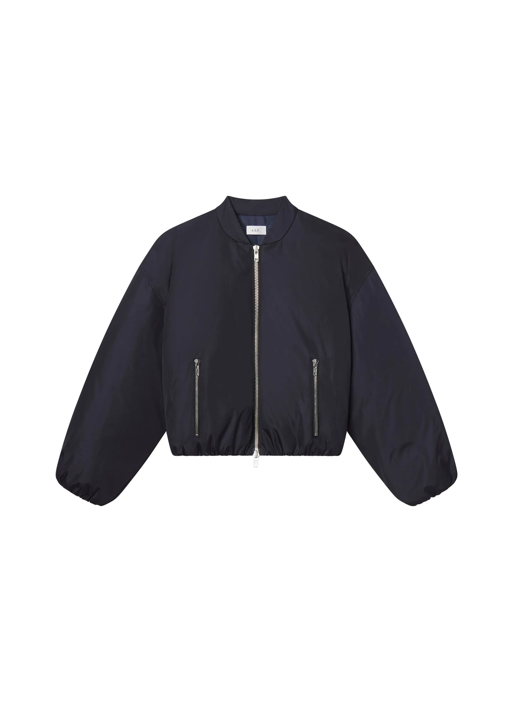 Zane Nylon Bomber Jacket